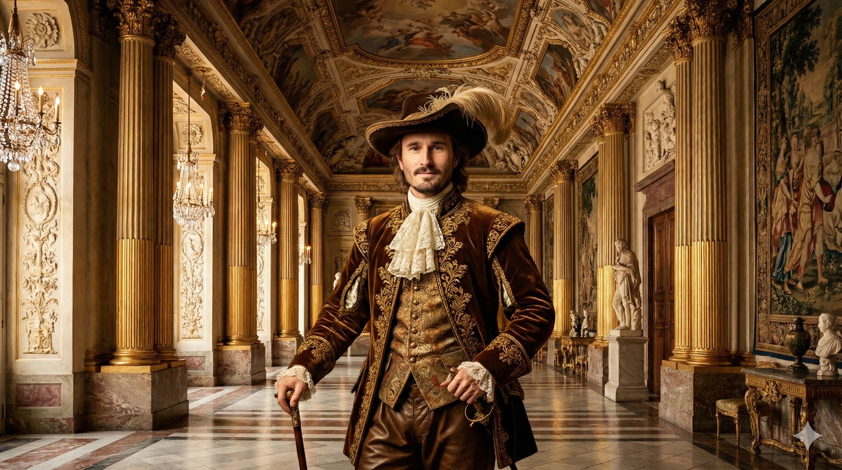 Matt Kundo in Baroque art style representing GPT-5.1 Instant vs Thinking modes for marketers