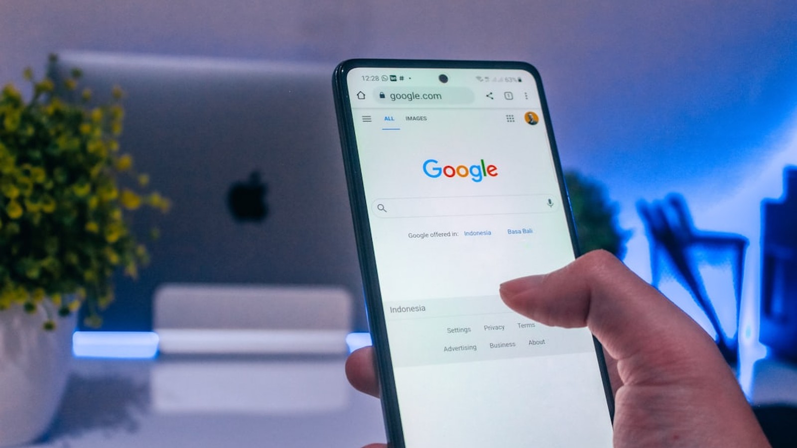 Oil painting in Futurism style of a marketer standing before a dynamic dashboard of Google Ads Performance Max campaign metrics