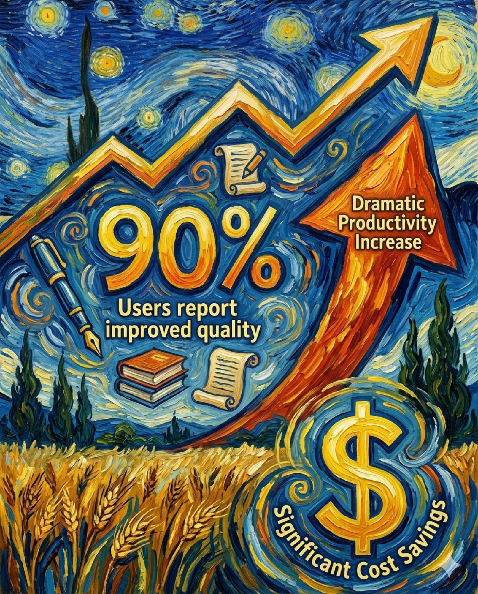 AI content writing software market statistics including 90% adoption rate, $4.88B projected